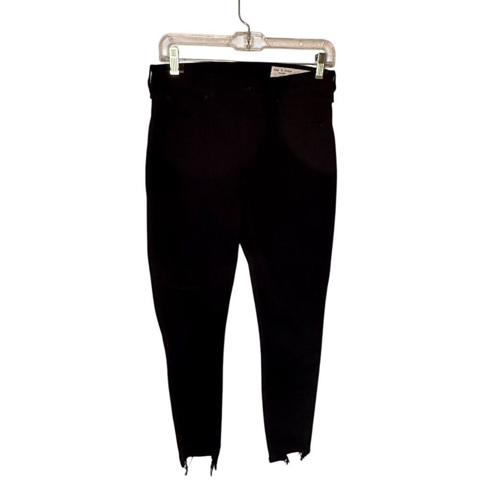 Rag & Bone Women's Skinny Black Jeans Size M Dark Wash Denim